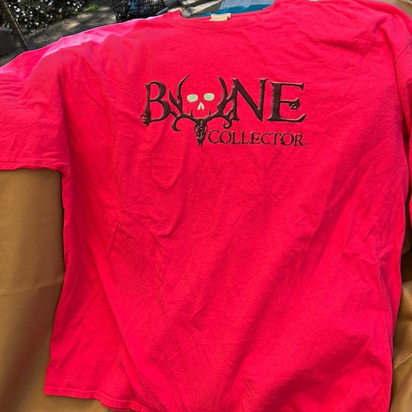Bone Collector long sleeve Tee Shirt 100% Cotton Hot Pink size 2XL - Picture 2 of 8